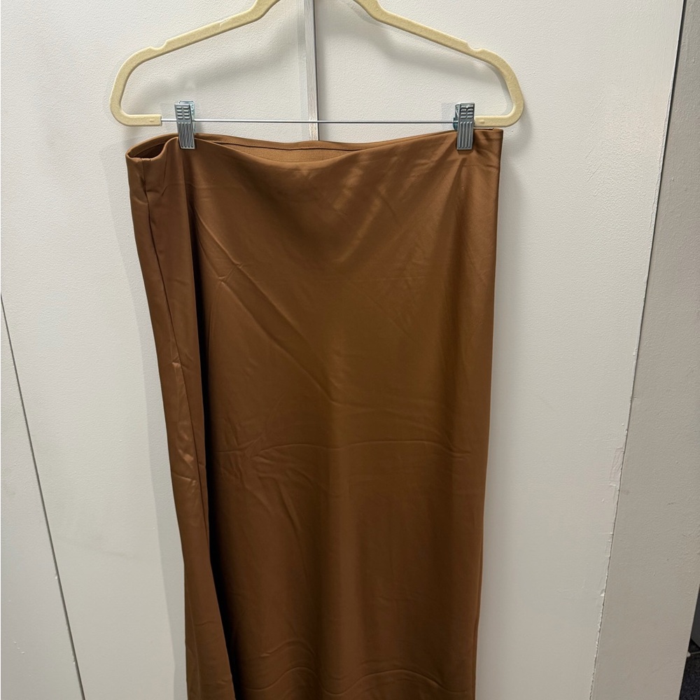 Elegant Brown Women's maxi Skirt